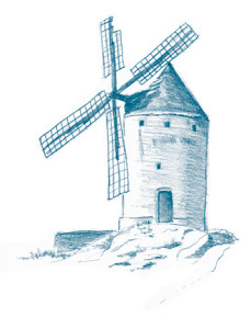 Large windmill