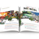 Müzik Magazine table of contents mockup