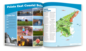 Interior of PEI brochure