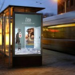 Poster on bus stop