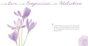 Aria Blooms brochure spread 1