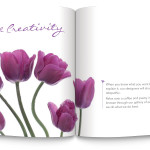 Aria Blooms brochure inside 2 mockup