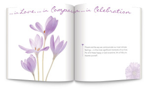 Aria Blooms brochure inside 1 mockup